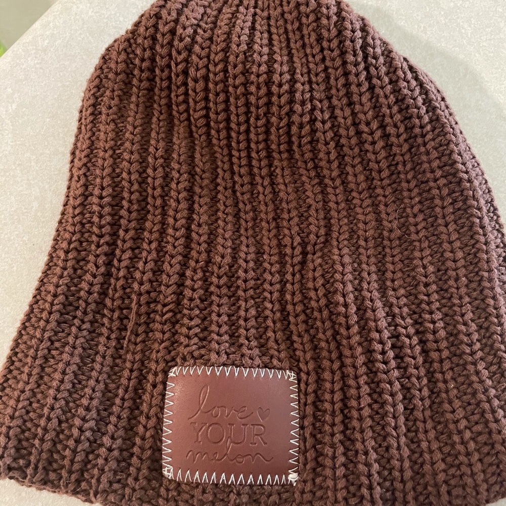 Love your melon brown beanie